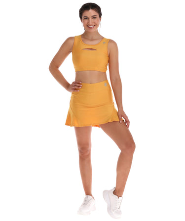 Falda Short Sport Amarillo - TFIT